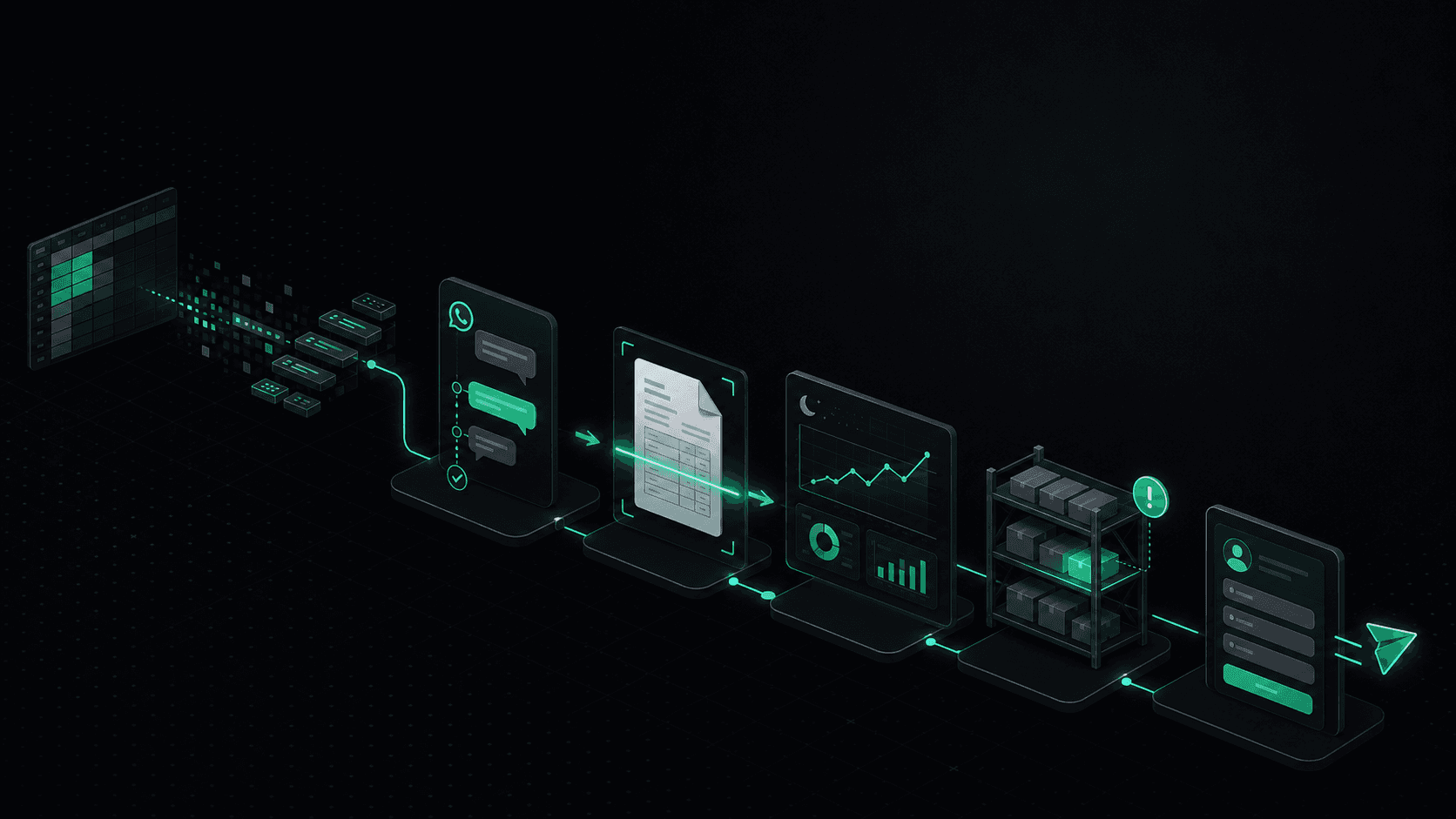 Illustration: 5 Business Processes You Can Automate with AI — and What It Actually Costs — Ashari Tech Insights