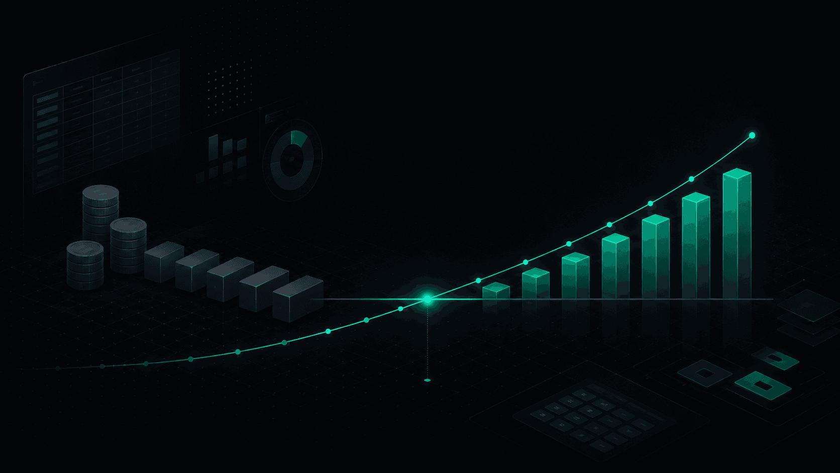 Illustration: Realistic ROI from AI Implementation: How Long Until Break-Even? — Ashari Tech Insights