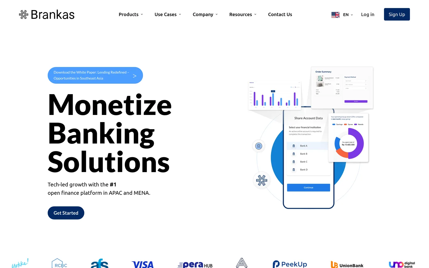 Brankas — tampilan desktop situs live